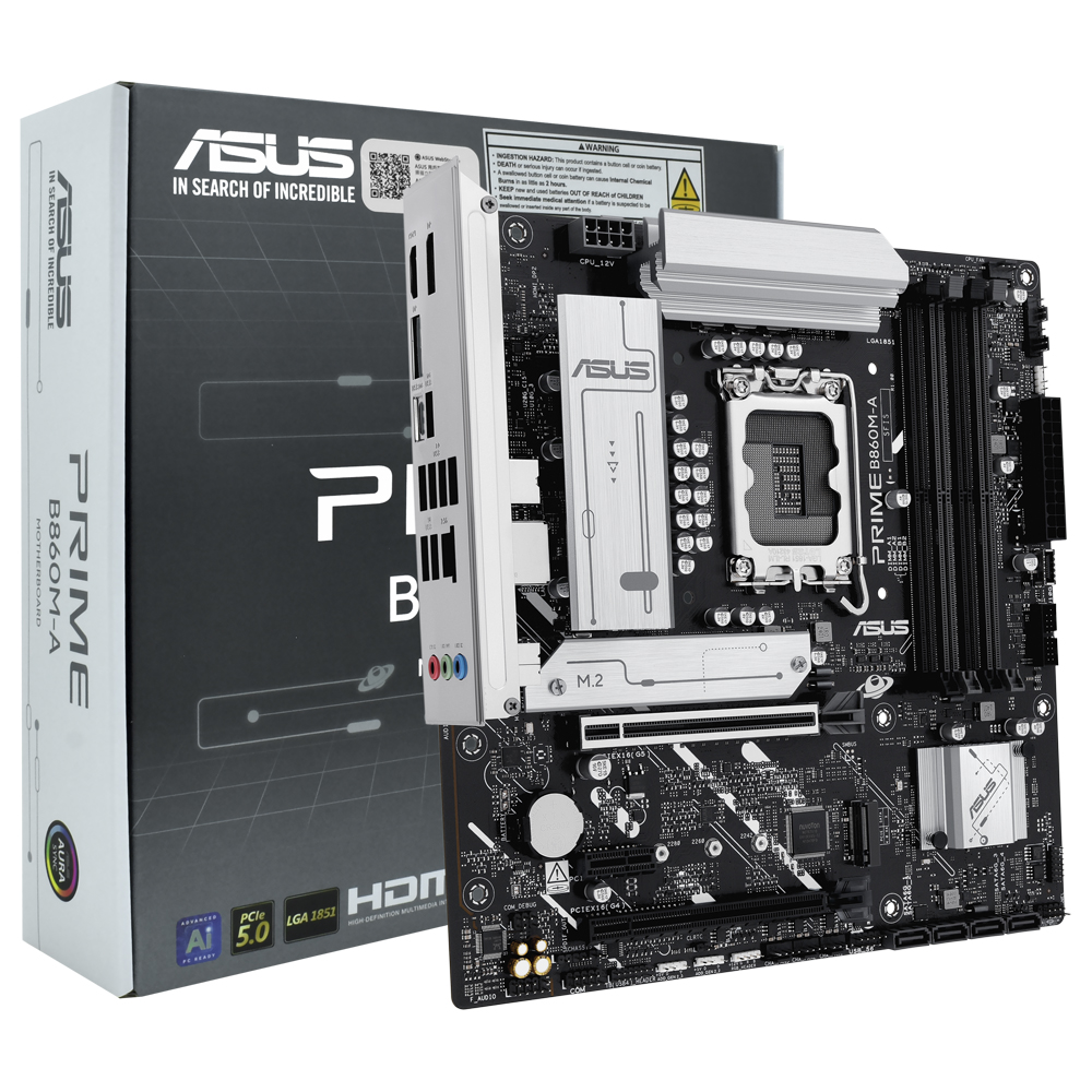 Placa Madre ASUS Prime B860M-A Socket LGA 1851 DDR5