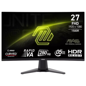Monitor Gamer MSI Mag 276CXF 27" Full HD Curvo LCD 280Hz 0.5Ms Negro
