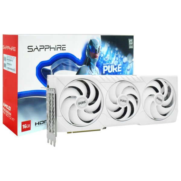 Tarjeta Gráfica SAPPHIRE Gaming Pure OC 16 GB Radeon RX 9070 XT GDDR6-11348-02-20G