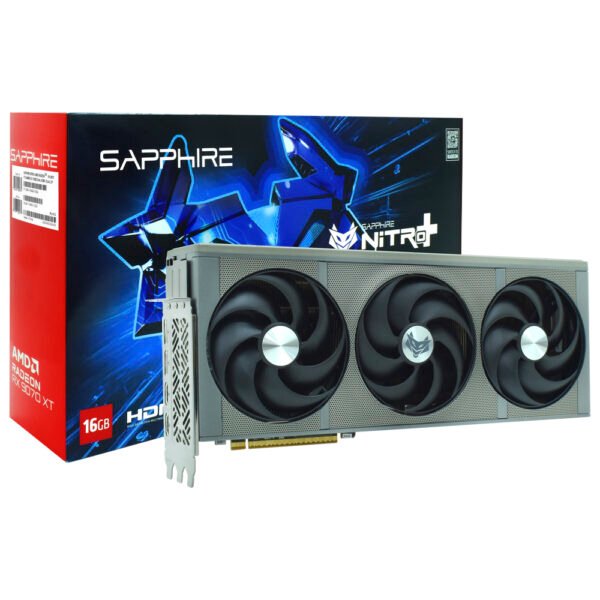 Tarjeta Gráfica SAPPHIRE Gaming Nitro+ OC 16 GB Radeon RX 9070 XT GDDR6 - 11348 - 01 - 20G