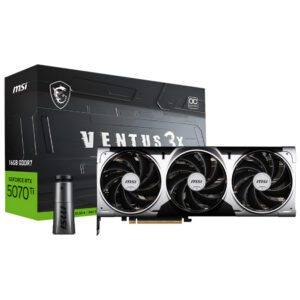 Tarjeta Gráfica MSI Ventus 3X OC 16GB GeForce RTX5070TI GDDR7X - 912-V531-092