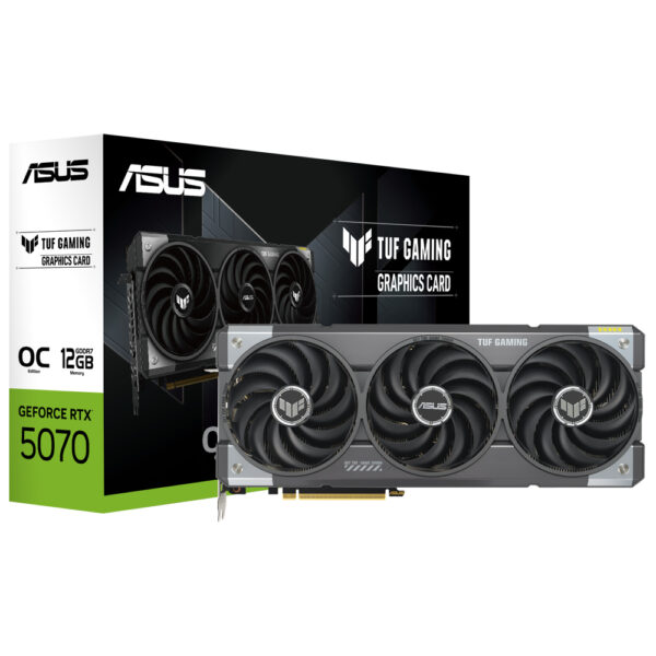 Tarjeta Gráfica ASUS Tuf Gaming OC 12 GB GeForce RTX 5070 GDDR7-TUF-RTX 5070-O12G-GAMING
