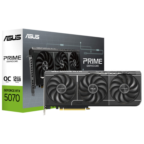 Tarjeta Gráfica ASUS Prime OC 12 GB GeForce RTX 5070 GDDR7-PRIME-RTX 5070-O12G