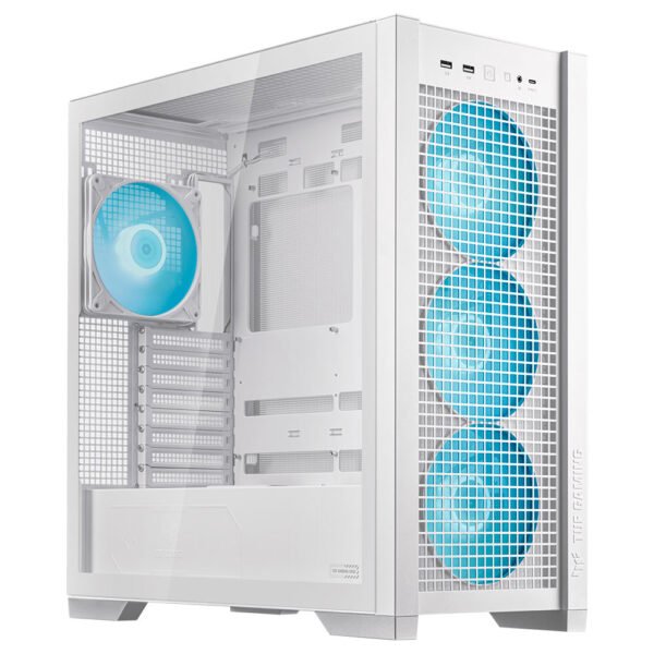 Gabinete Gamer ASUS TUF GT302 Mid Tower 4 Cooler ARGB Blanco