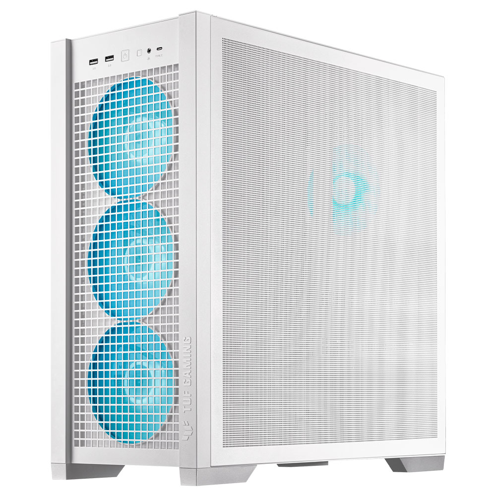 Gabinete Gamer ASUS TUF GT302 Mid Tower 4 Cooler ARGB Blanco
