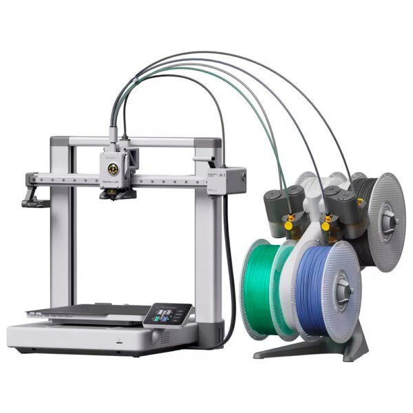 Impresora 3D Bambu Lab PF002-A+SA005 A1 Combo Ams Lite Bivolt - Negro