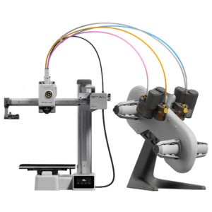 Impresora 3D Bambu Lab PF002-M+SA005 A1 Mini Combo AMS Lite Bivolt Gris
