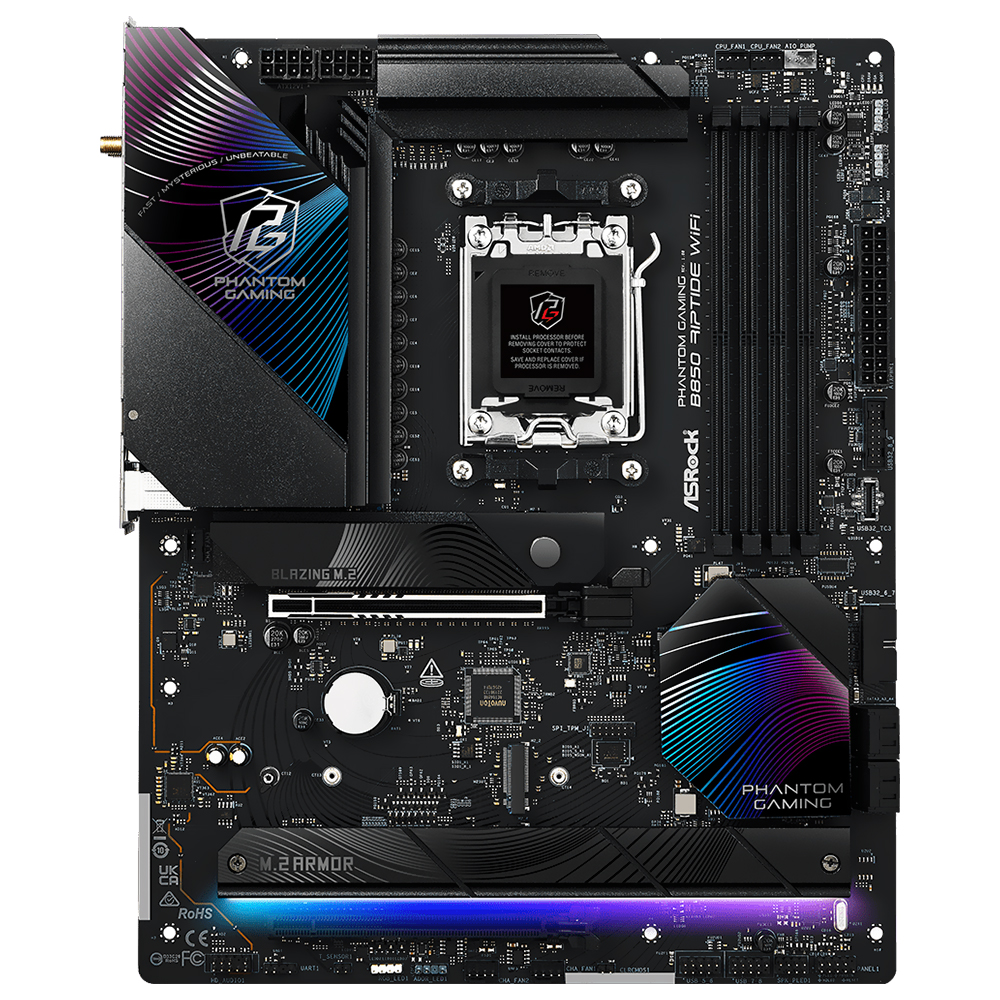 Placa Madre ASRock B850 Riptide Wi-Fi Socket AM5 DDR5
