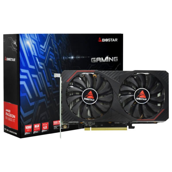 Tarjeta Gráfica Biostar Gaming 8GB Radeon RX6650 XT GDDR6 VA6656TM81-TBARA-BS2