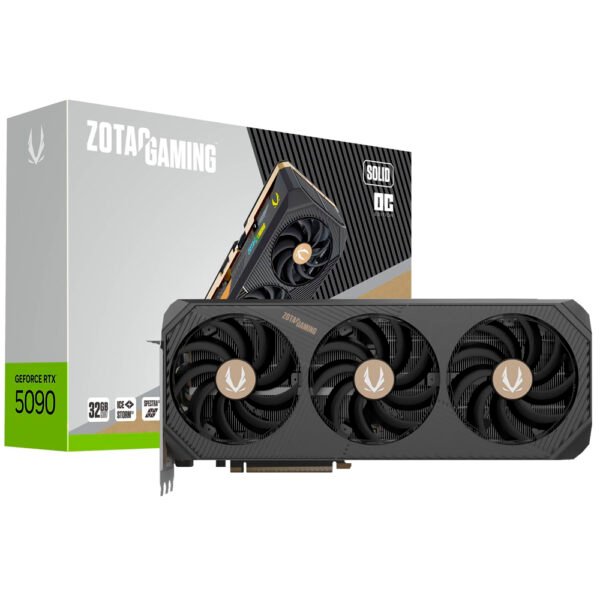 Tarjeta Gráfica ZOTAC Gaming Solid OC 32 GB GeForce RTX 5090 GDDR7 - Zt - B50900J - 10P