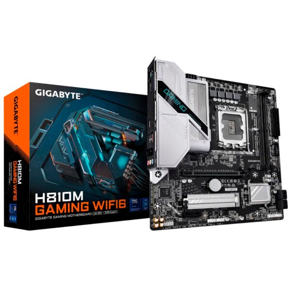 Placa Madre GIGABYTE H810M Gaming WI-FI 6 Socket LGA 1851 DDR5