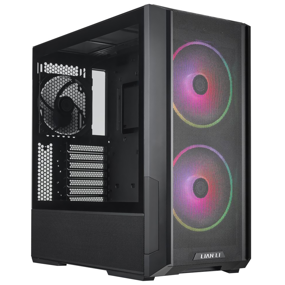 Gabinete Gamer Lian Li Lancool 216 AirFlow ATX 2 Cooler RGB Negro