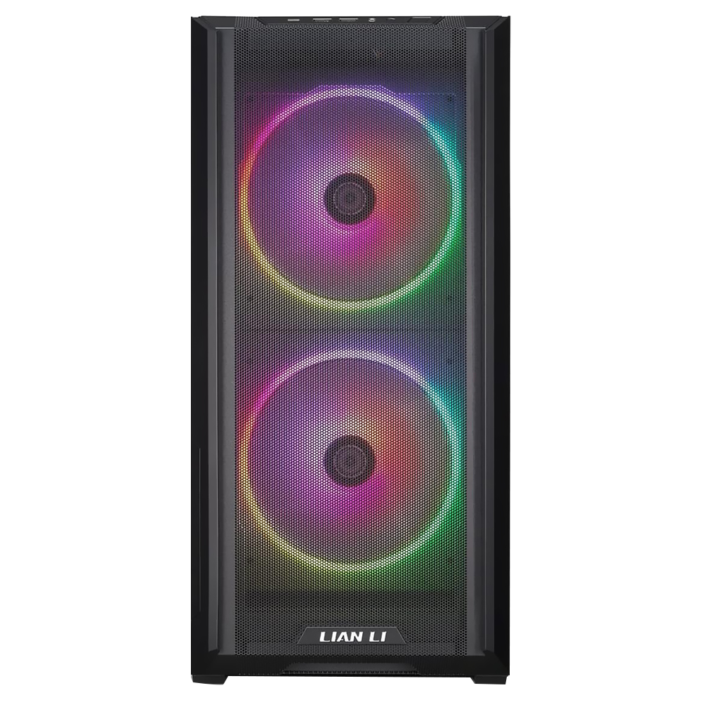 Gabinete Gamer Lian Li Lancool 216 AirFlow ATX 2 Cooler RGB Negro