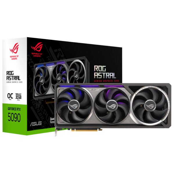 Tarjeta Gráfica ASUS Rog Astral OC 32 GB GeForce RTX 5090 GDDR7-ROG-ASTRAL-RTX 5090-O32G-GAMING
