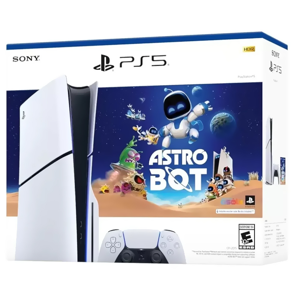 Consola Sony PlayStation 5 Slim CFI-2015 A01X 1TB Standard Edition Bivolt Blanco + Juego Astro Bot (Americano)
