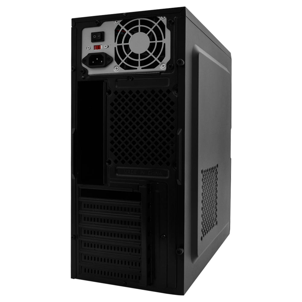 Gabinete Kit Satellite K731 Fonte Speaker Mouse Teclado Portugués Negro