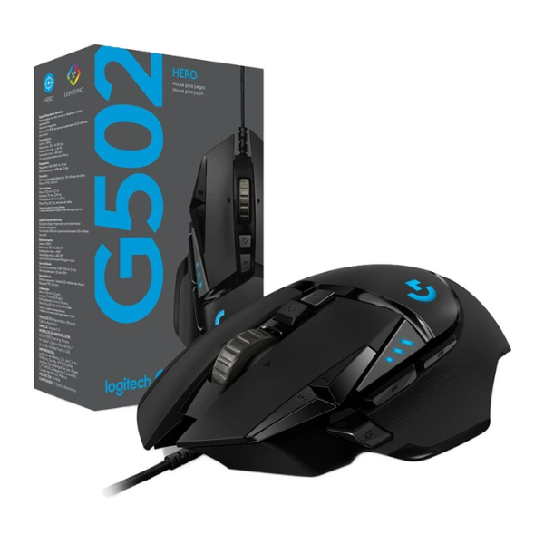 Mouse Logitech G502 Hero 25600DPI Negro - Imagen 4