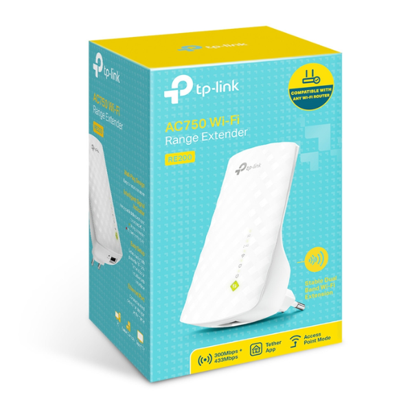 Repetidor Wi-Fi TP-Link AC750 RE200 Dual Band - Imagen 3