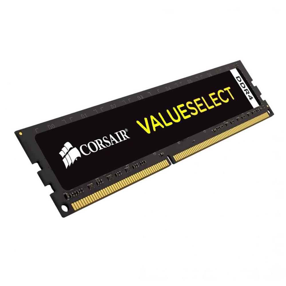 Memoria RAM Corsair Value Select DDR4 8GB 2133MHz Negro (CMV8GX4M1A2133C15)