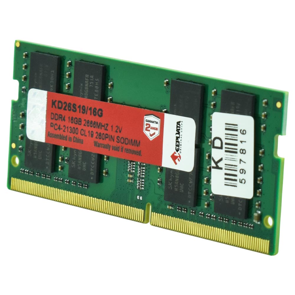 Memoria RAM Notebook Keepdata DDR4 16GB 2666MHz KD26S19/16G