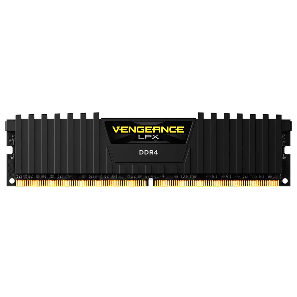 Memoria RAM Corsair Vengeance LPX DDR4 16GB 2666MHz Negro (CMK16GX4M1A2666C16)