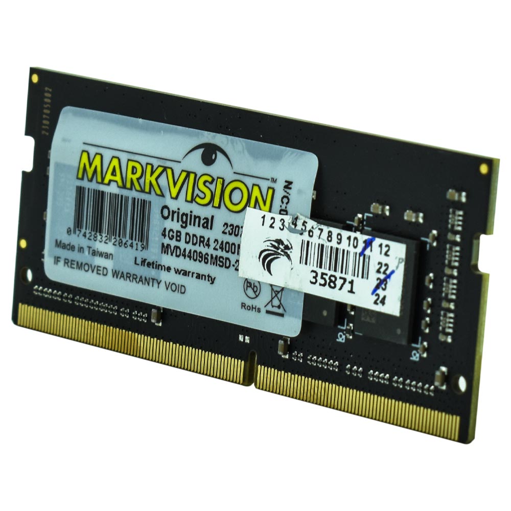 Memoria RAM Notebook Markvision DDR4 4GB 2400MHz MVD44096MSD-24
