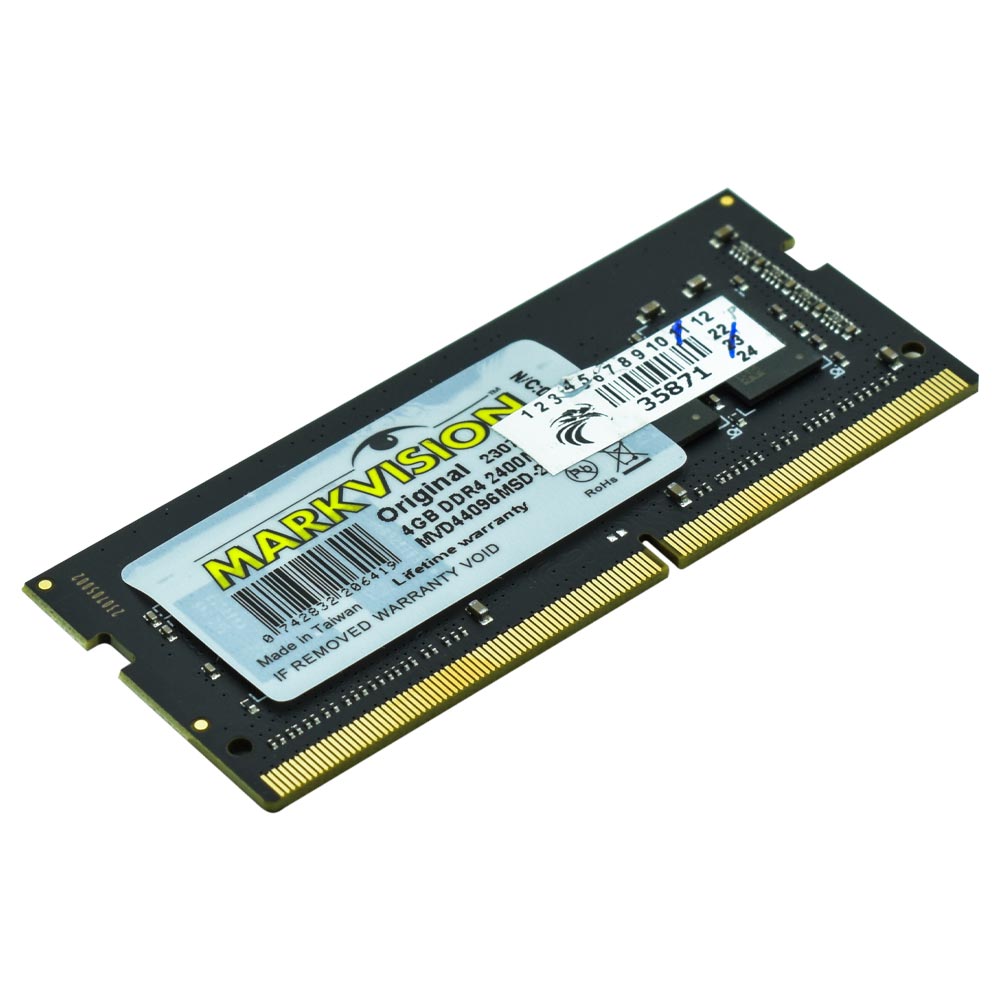 Memoria RAM Notebook Markvision DDR4 4GB 2400MHz MVD44096MSD-24