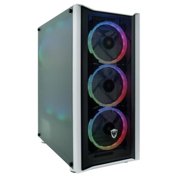 Gabinete Gamer Satellite K382 Mid Tower 8 Cooler Blanco