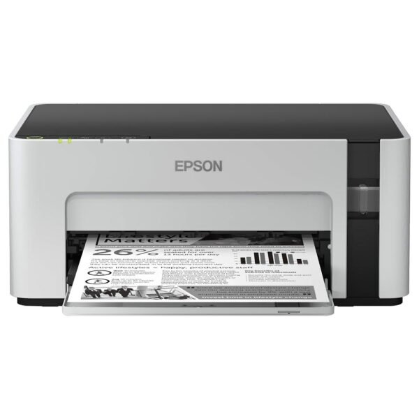 Impresora Monocromática EPSON M1120 EcoTank Wi - Fi Bivolt - Blanco Negro