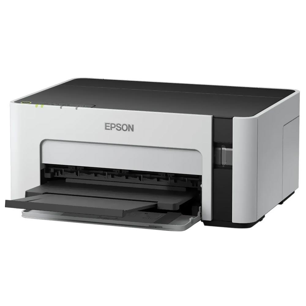 Impresora Monocromática Epson M1120 EcoTank Wifi Bivolt Blanco Negro
