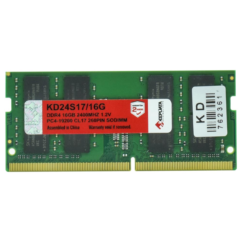 Memoria RAM Notebook Keepdata DDR4 16GB 2400MHz KD24S17/16G