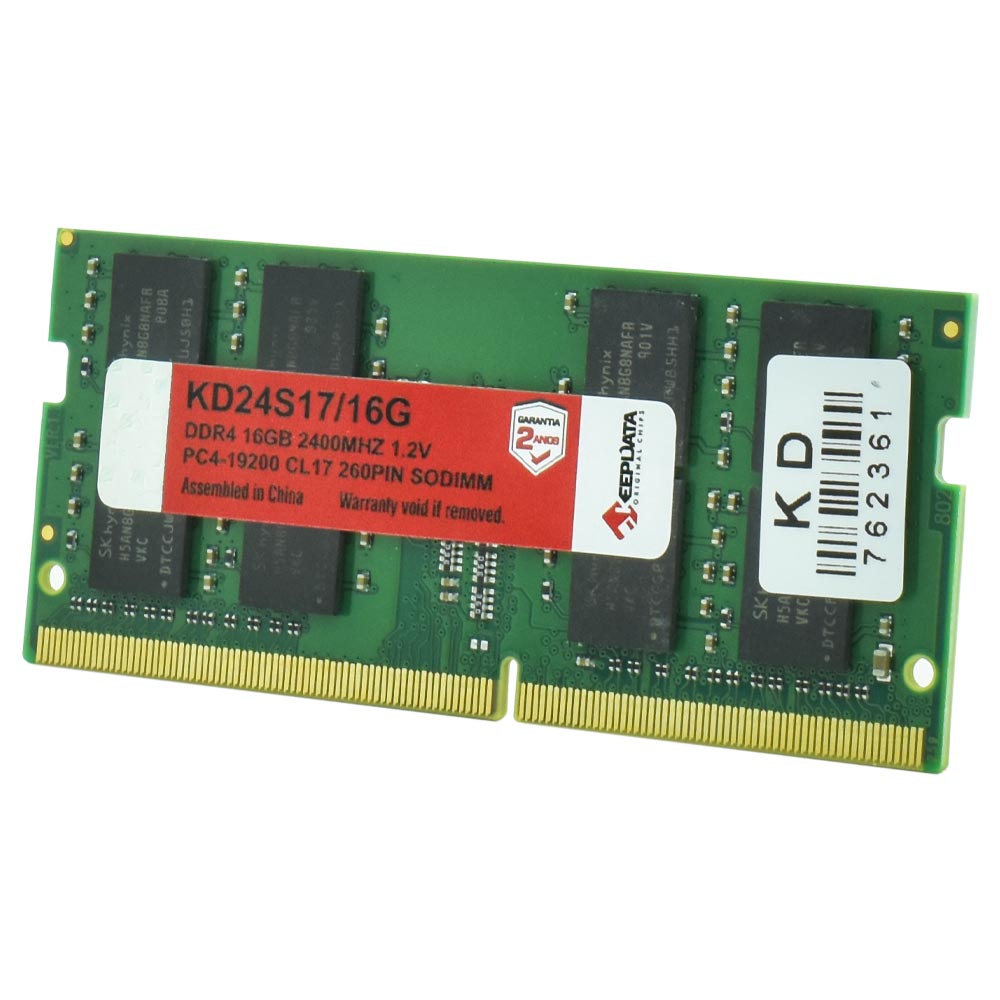 Memoria RAM Notebook Keepdata DDR4 16GB 2400MHz KD24S17/16G