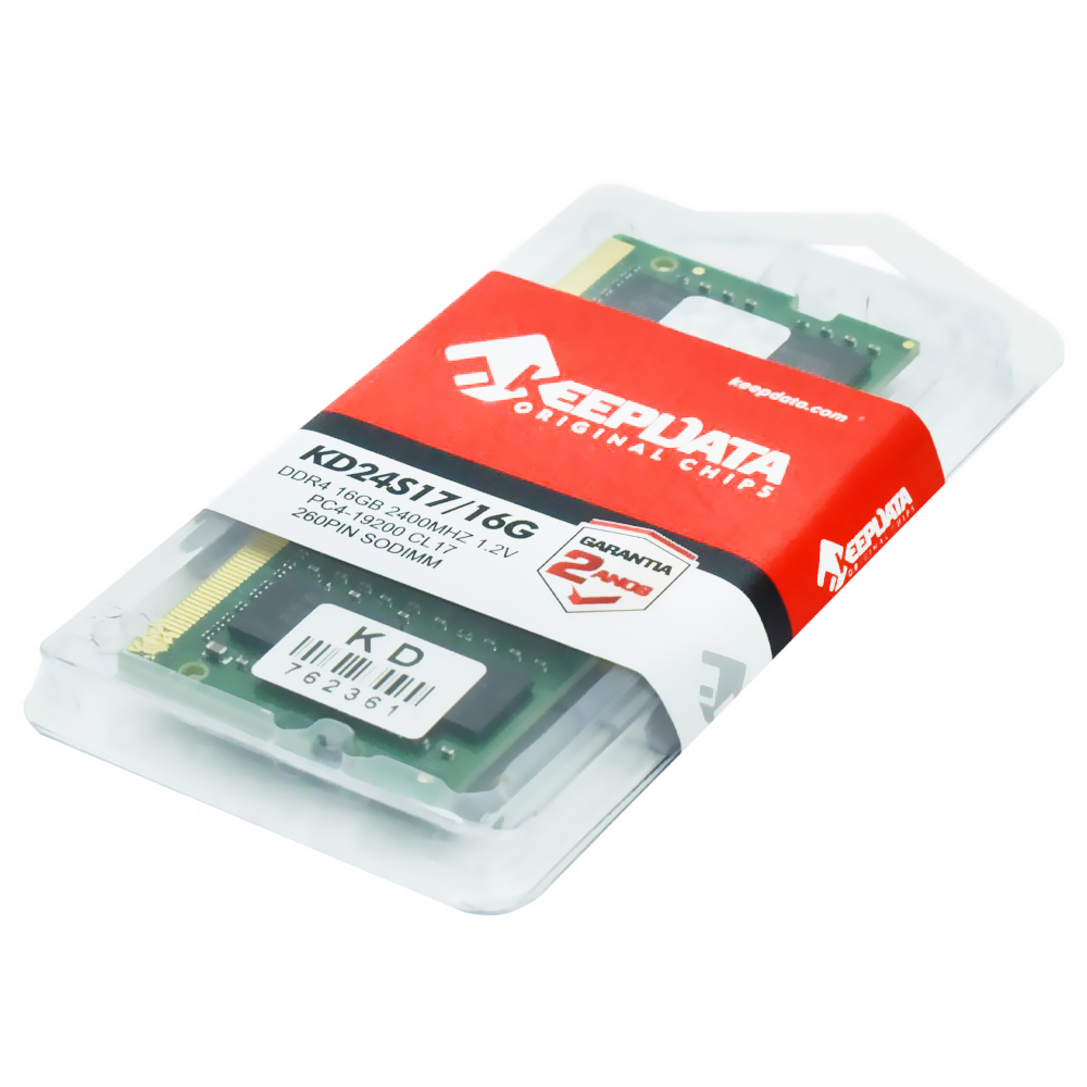 Memoria RAM Notebook Keepdata DDR4 16GB 2400MHz KD24S17/16G