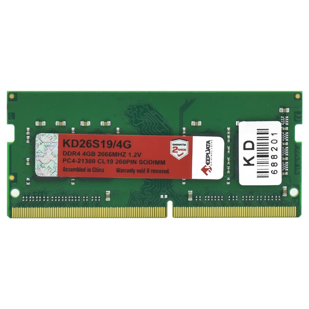 Memoria RAM Notebook Keepdata DDR4 4GB 2666MHz KD26S19/4G