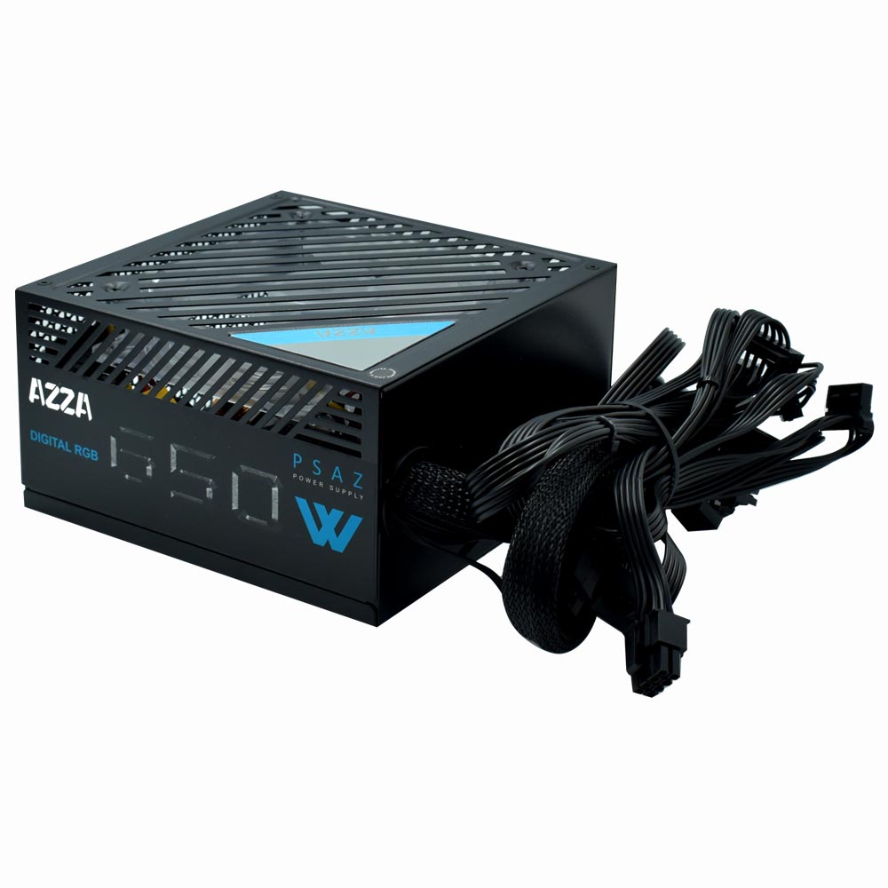 Fuente de Alimentación AZZA PSAZ 650W ATX No Modular 80 Plus Bronze RGB