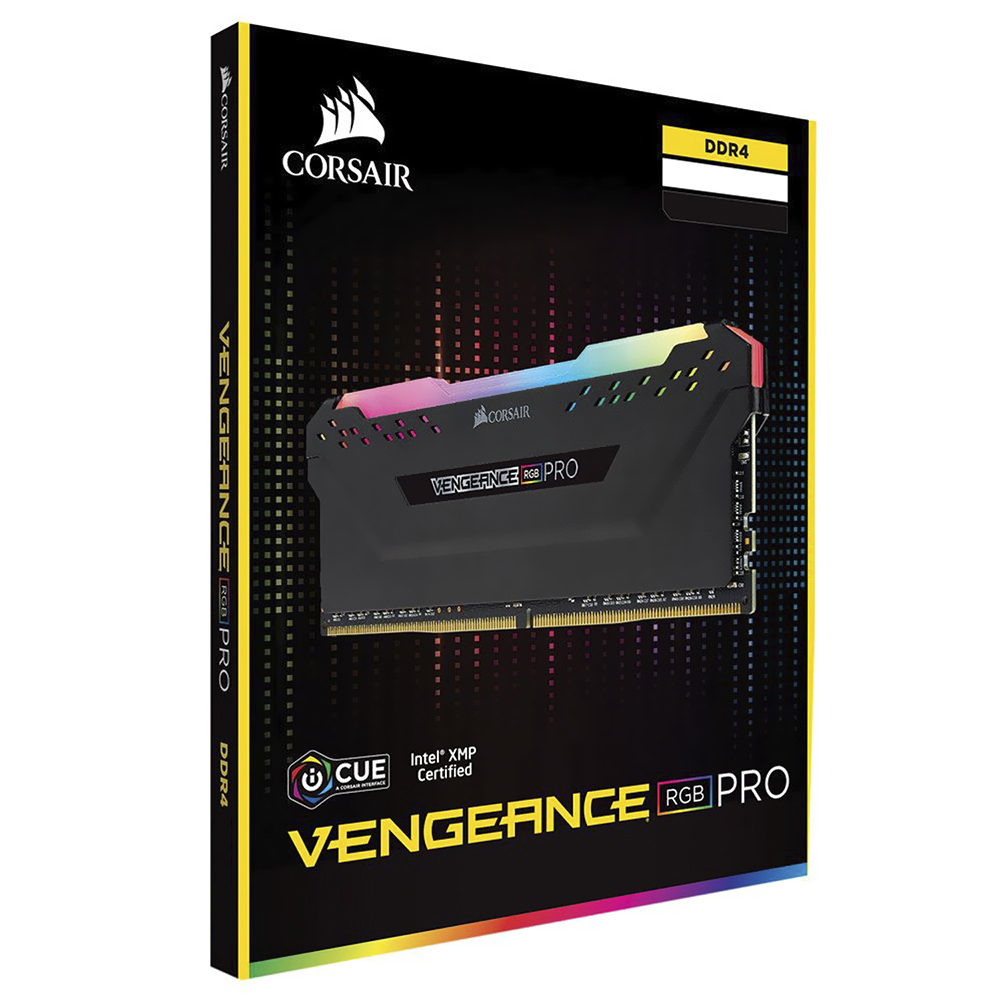Memoria RAM Corsair Vengeance RGB Pro DDR4 64GB (2x32GB) 3200MHz Negro (CMW64GX4M2E3200C16)