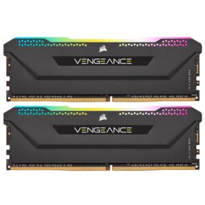 Memoria RAM Corsair Vengeance RGB Pro SL DDR4 32GB (2x16GB) 3200MHz Negro (CMH32GX4M2E3200C16)