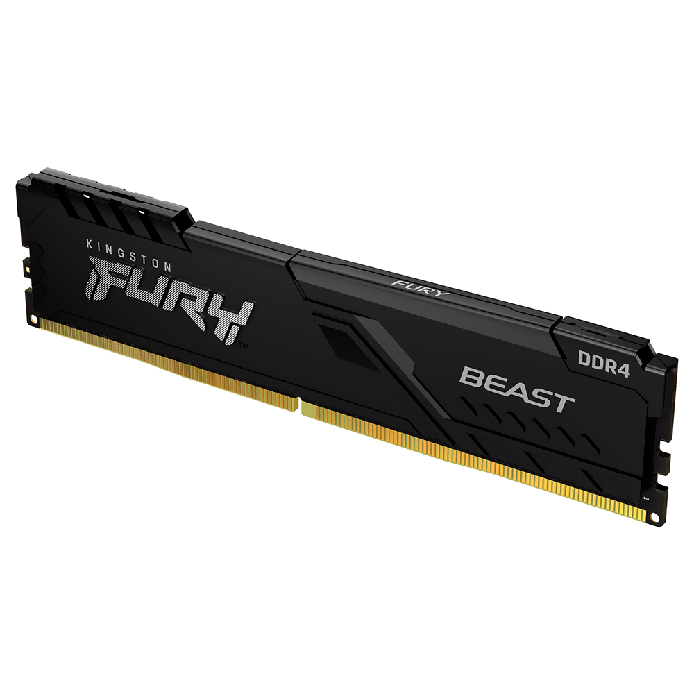 Memoria RAM Kingston Fury Beast DDR4 32GB 3200MHz Negro (KF432C16BB/32)