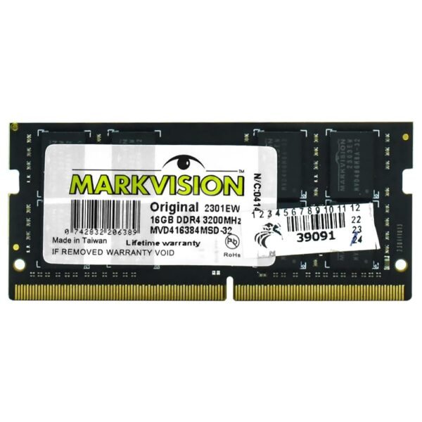 Memoria RAM   Notebook Markvision DDR4 16GB 3200MHz MVD416384MSD-32