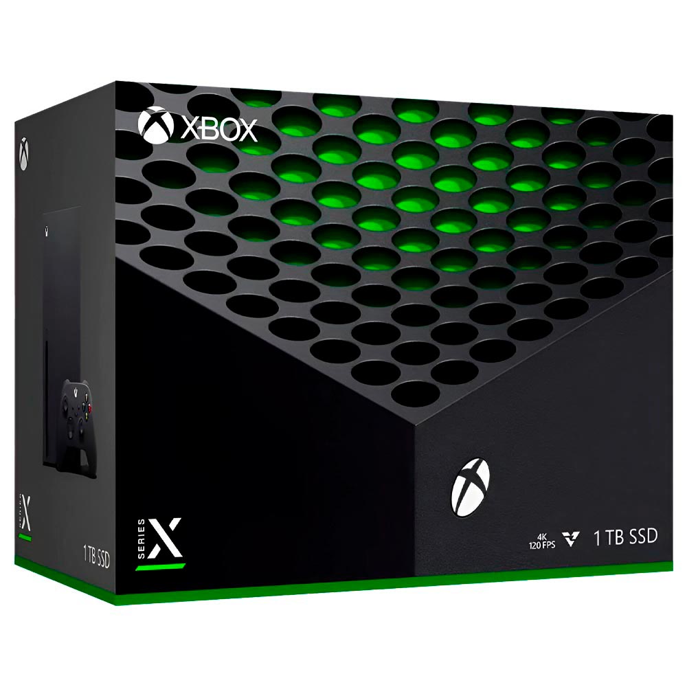 Consola XBOX Series X 1TB SSD 4K 120FPS Bivolt Negro (Americano)