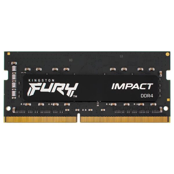 Memoria Ramoria RAM KINGSTON FURY IMPACT DDR4 16GB 3200MHZ Negro (KF432S201B/16)