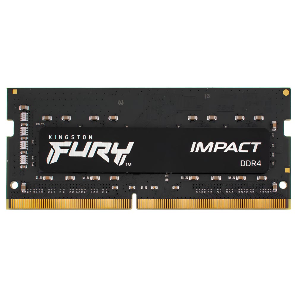 Memoria RAM Notebook Kingston Fury Impact DDR4 16GB 3200MHz Negro (KF432S201B/16)