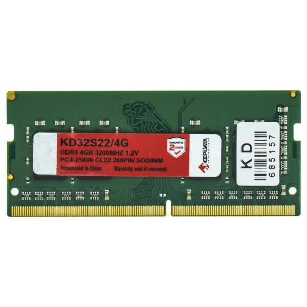 Memoria Ramoria RAM Keepdata DDR4 4GB 3200MHZ KD32S22/4G