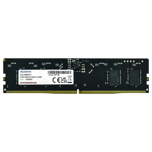 Memoria RAM ADATA DDR5 8GB 4800MHZ AD5U48008G-S
