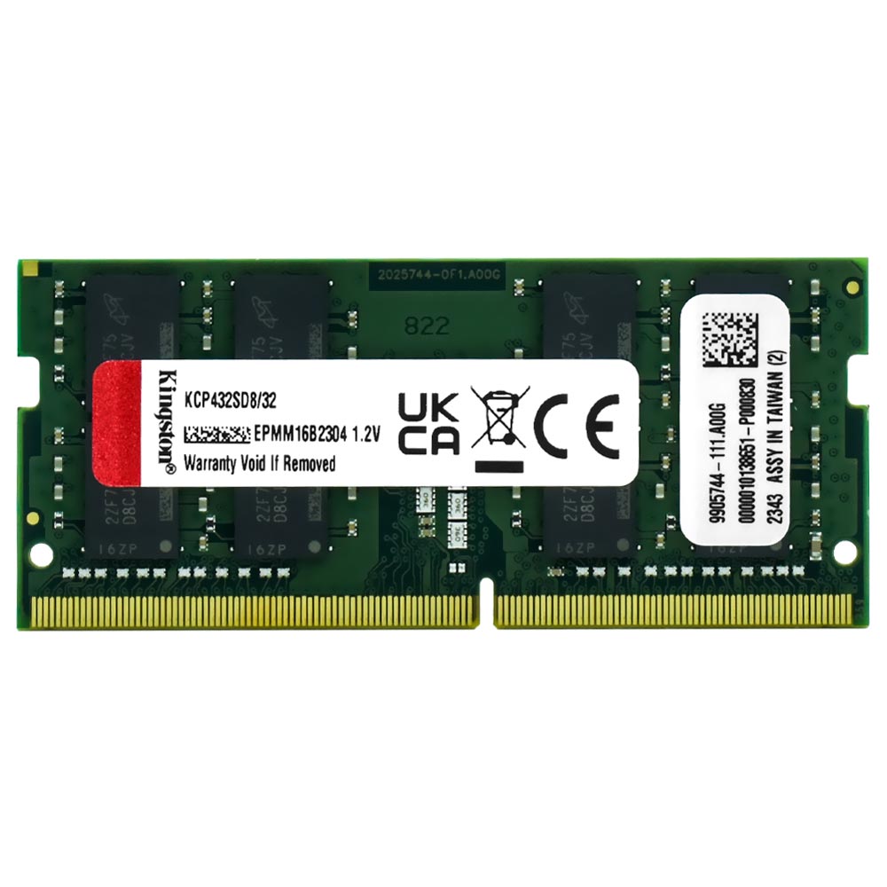 Memoria RAM Notebook Kingston DDR4 32GB 3200MHz KCP432SD8/32