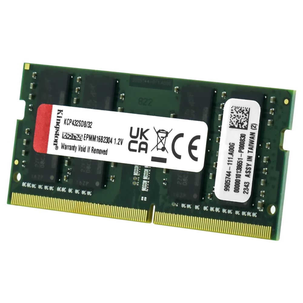 Memoria RAM Notebook Kingston DDR4 32GB 3200MHz KCP432SD8/32