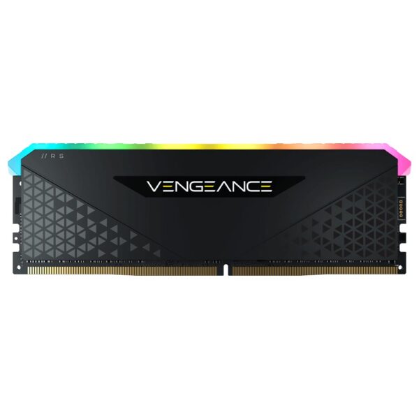 Memoria RAM CORSAIR VENGEANCE Rgb Rs DDR4 16GB 3200MHZ Negro (CMG16GX4M1E3200C16)