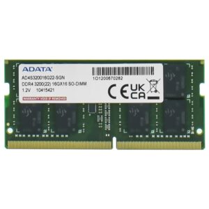 Memoria RAM Notebook ADATA DDR4 16GB 3200MHz AD4S320016G22-SGN