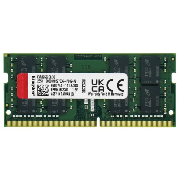Memoria Ramoria RAM KINGSTON DDR4 32GB 3200MHZ KVR32S22D8/32