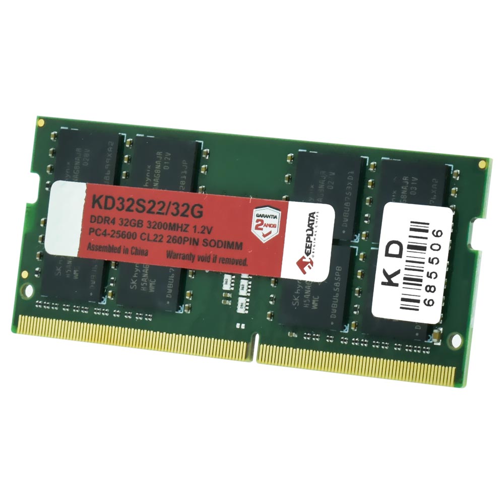 Memoria RAM Notebook Keepdata DDR4 32GB 3200MHz KD32S22/32G
